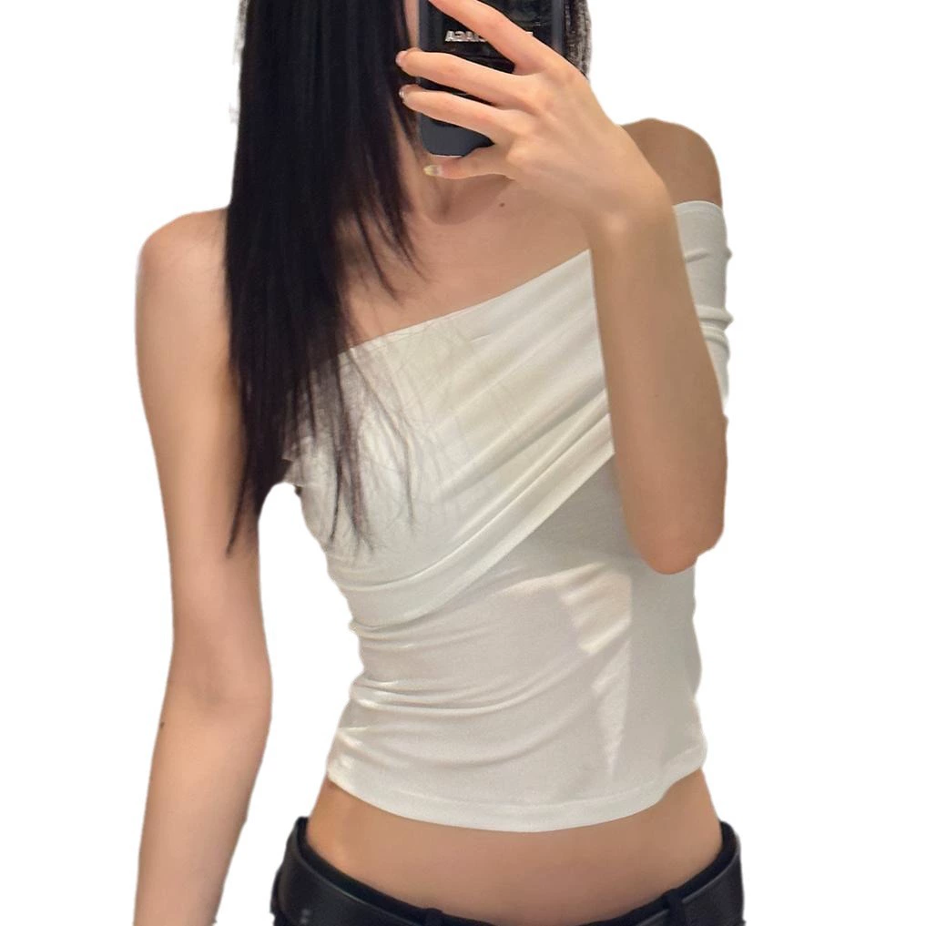 Летняя футболка, корейский стиль, slim fit