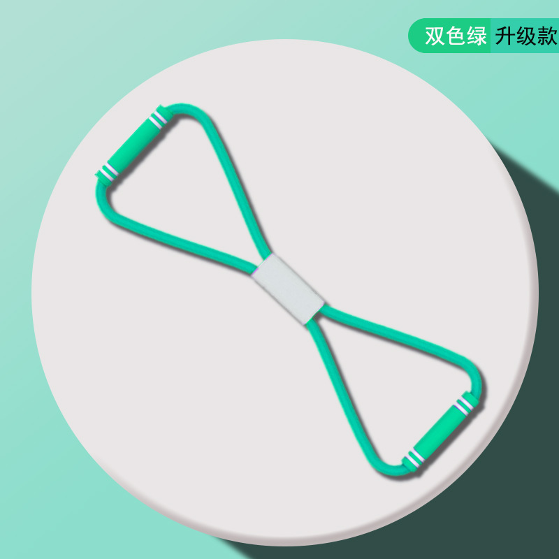 Dispositivo de tensión de 8 palabras en casa fitness banda elástica equipo de yoga hombro abierto femenino belleza espalda artefacto Dispositivo de estiramiento cuerda delgada