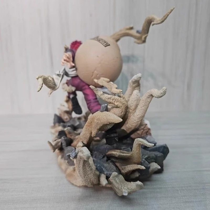 ナルトアニメ周辺モデル君馬呂我愛羅バトルフォームフィギュアモデル装飾品gk像|undefined