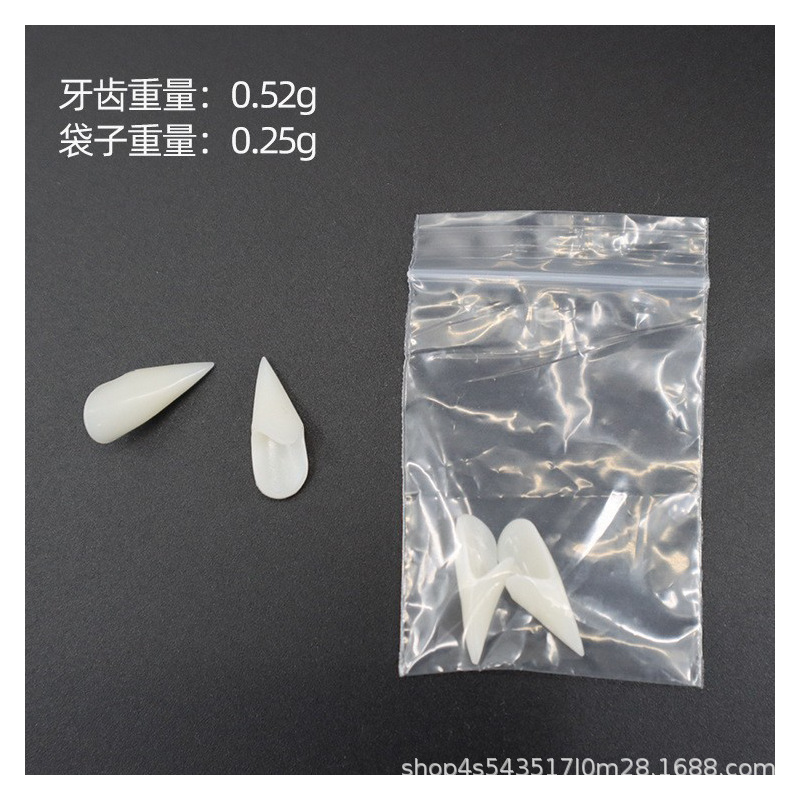 Ventas transfronterizas calientes de Halloween cos vampiros decoración dientes falsos travesuras horror muñecos enteros baile de maquillaje