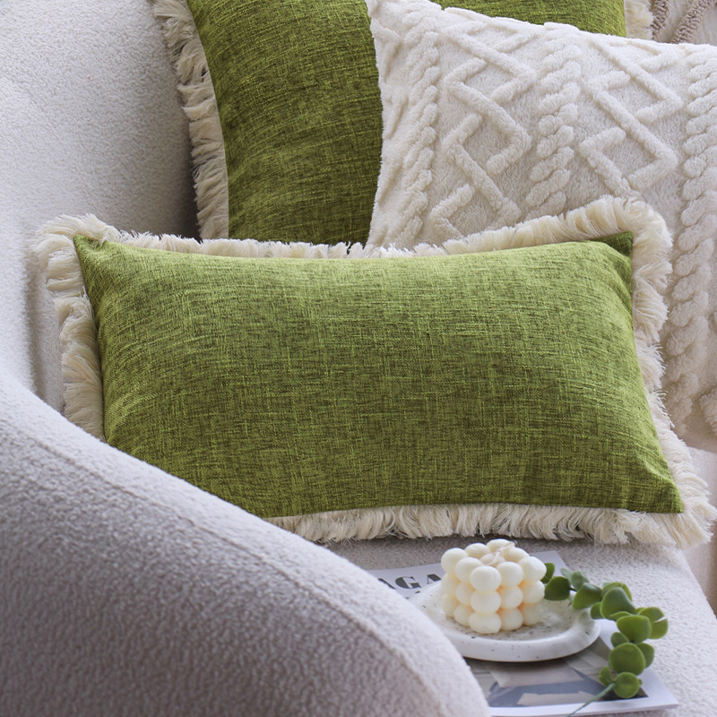 Linen verde borde de barba - 30x50cm