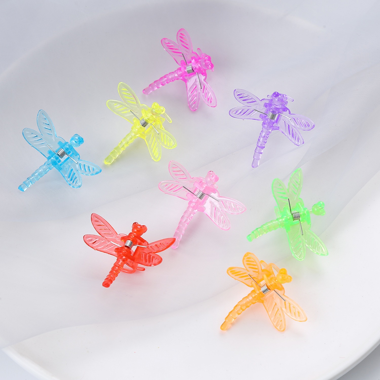 2021 Korean Version of the New Colorful Mini Hair Clips for Kidsren with Bows, Heart Cartoon Small Claw Clips, Baby Hair Accessories