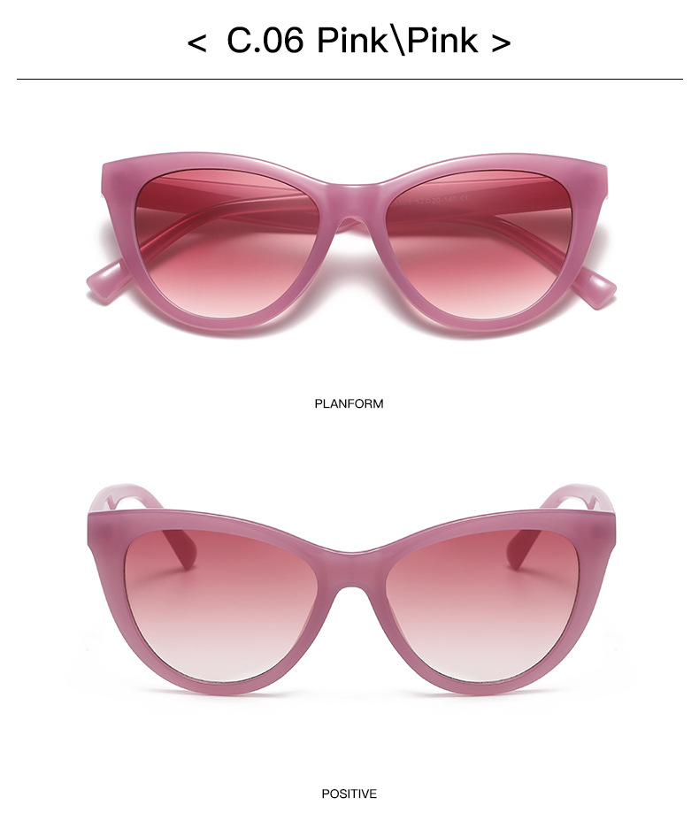 35g Weight Full Frame Glasses Structure Sunglasses Classification Ac, UV400 Protection Lens Material Cat Eye Glasses Style Outdoor, Travel Occasion Solid Color Pattern All Seasons Season Unisex Gender Retro, Classic Style Style Retro Classic Style Solid Color Ac UV400 Protection Cat Eye Full Frame Women's Sunglasses 20