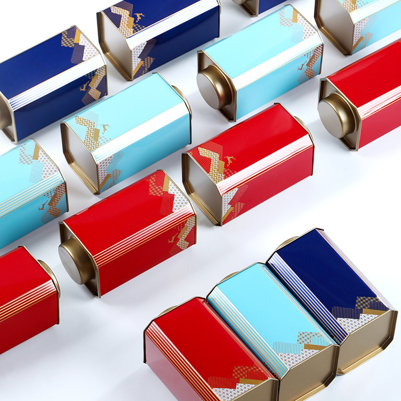 六角马口铁茶叶罐铁罐密封金骏眉红茶龙井绿茶白茶茶叶包装盒批发