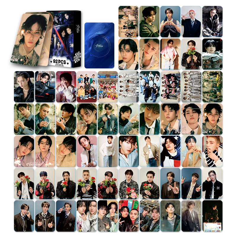 LOMOカードStraykids新アルバム両面小カード92枚hdカラープリント写真カードインスタ応援カード|undefined