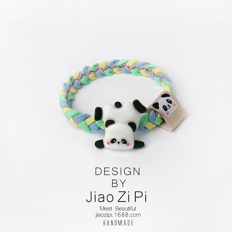 거꾸로 된 팬더 머리끈 63*63mm