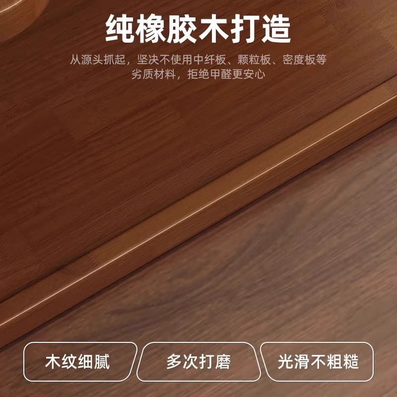 Caja de almacenamiento de cosméticos de madera maciza estante de escritorio lujoso de alto nivel de lápiz labial para productos de cuidado de la piel joyas estante de almacenamiento multicapa