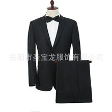 演出服男西服套装歌手主持人礼服男士成人大合唱服装表演服男款