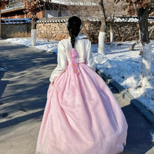 摄影写真韩服阿里郎表演服装传统古装女装民族舞台朝鲜族礼服直销