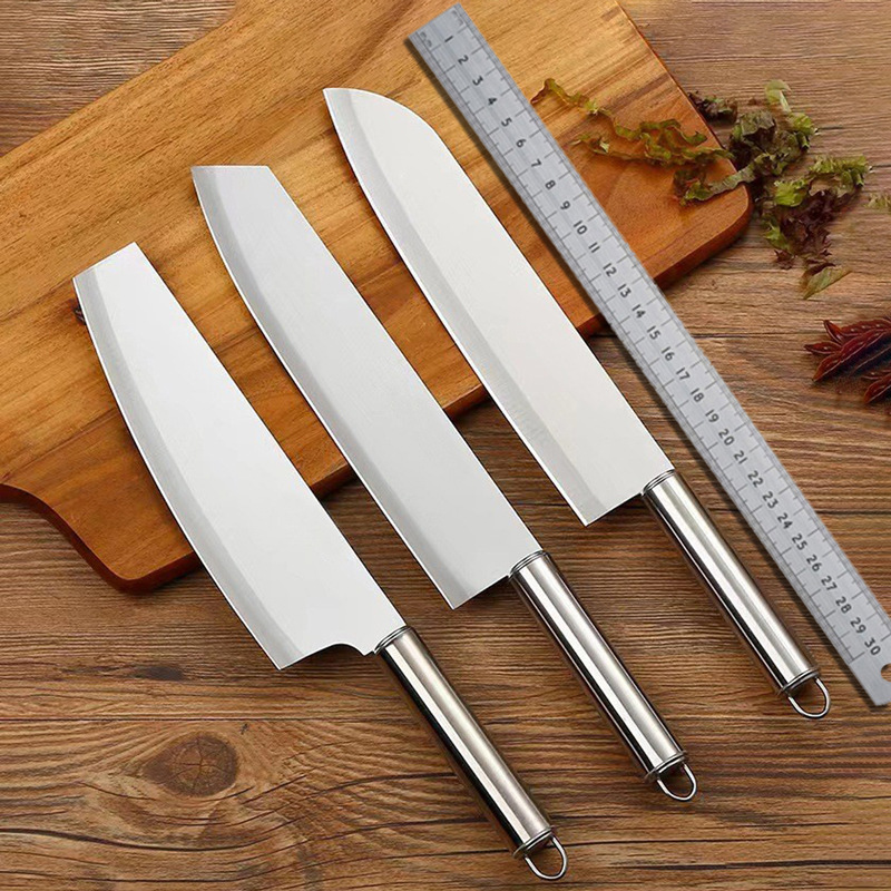 Yangjiang Knives Stainless Steel Kitchen Knife Slicing Knife Chef's Knife Meat Cutting Knife Watermelon Fruit Knife Cross-Border Customization