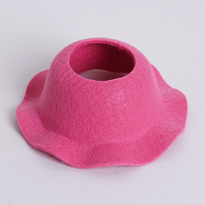 Labu nuevo sombrero de feltero abierto sombrero de cúpula sombrero accesorios de moda sombrero mini sombrero muñeca
