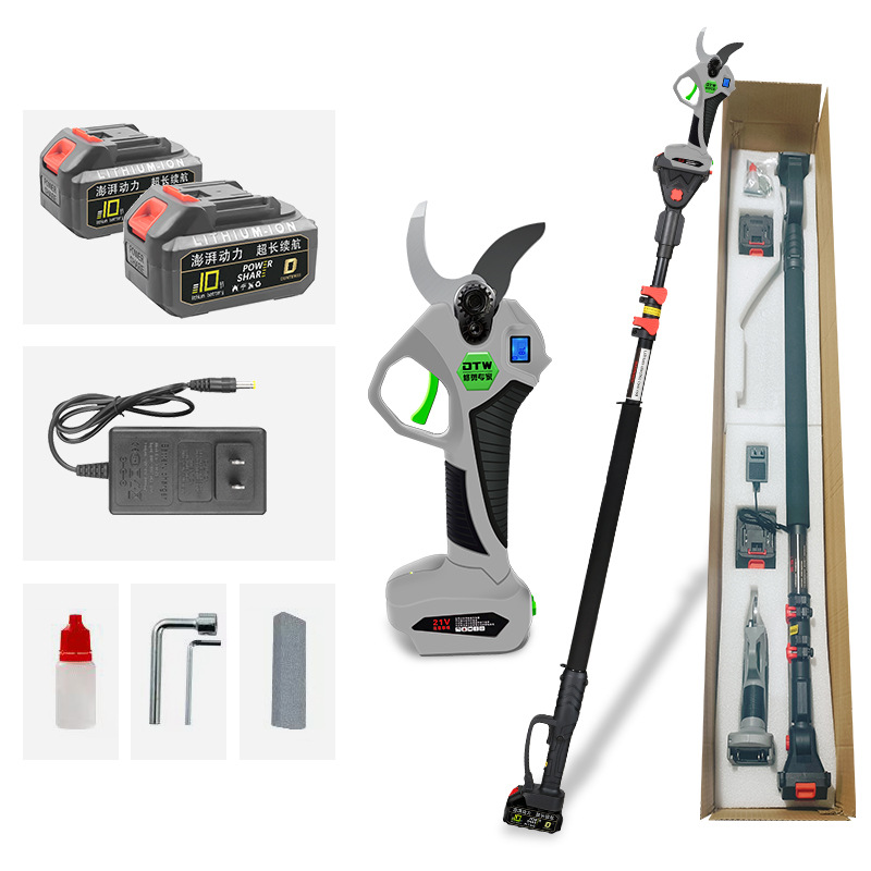 厂家直销电动修枝剪锂电果树修枝剪刀园林工具高枝剪批发一件X20