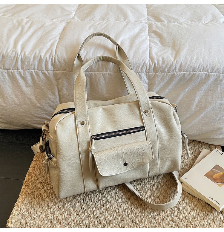 Bolso de mano de gran capacidad para mujeres 2026 verano nuevo retro simple bolso de viaje viaje mochila ocio bolso especial image 9