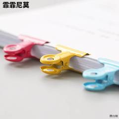 Small and Fresh Minimalist Colorful Receipt Holder Iron Clip Holder Vintage Metal Clip Photo Paper Clip Exam Clip Handbag Ticket Holder