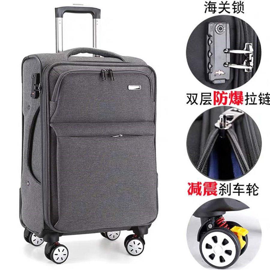 Equipaje de 60 pulgadas de gran capacidad de 50 pulgadas caja de la carretilla hembra universal rueda 40 masculino viaje contraseña caso 28 fuerte y duradero