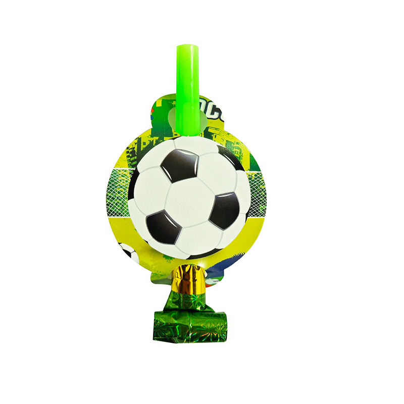 Segunda Generación de fútbol de dibujos animados para niños Festival de cumpleaños lugar ambiente fiesta diseño desechable plato de papel vajilla traje