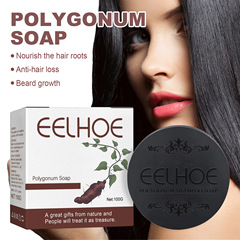 EELHOE Polygonum multiflorum white to black hair shampoo soap Deep cleansing, smoothing, nourishing and firming black hair shampoo soap