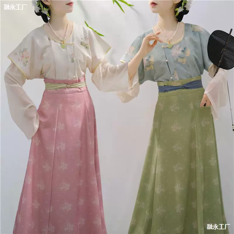 Восстановленное женское платье Cheongsam в стиле Тан, летнее длинное платье с круглым вырезом Тан, длиной до талии, с восемью панелями.