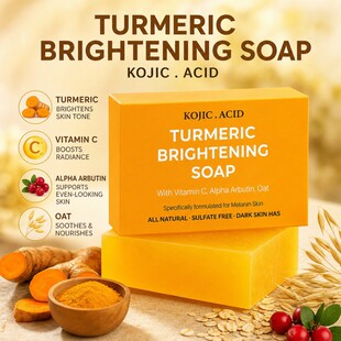 �羳����turmeric soap���S���沿���w�坍���������wɫ�ֹ�����
