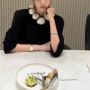 长袖休闲针织半身裙套装