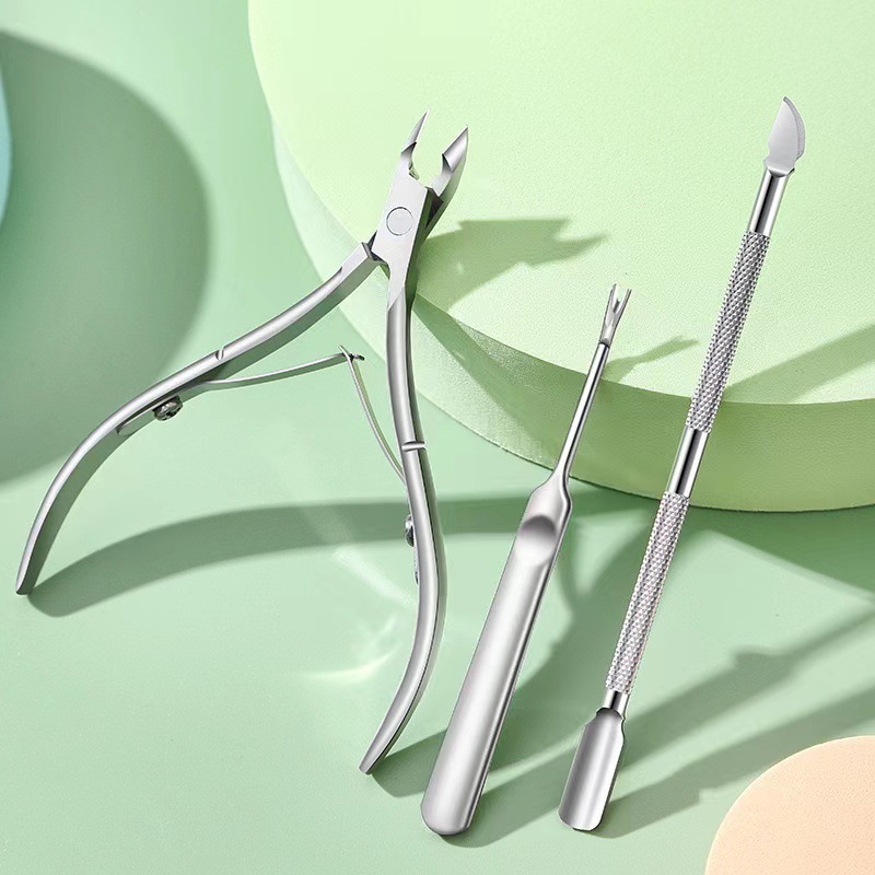 Exfoliating case stainless steel for manicure