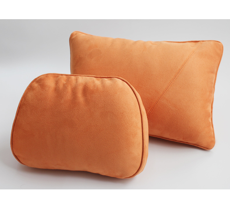 Suitable for the new upgrade S400 Mercedes-Benz Maybach S-Class Orange headrest neck pillow cervical spine car waist pillow