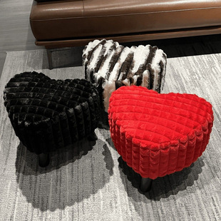 Creative Internet-Famous Home Entrance Sofa Low Stool, Solid Wood Bedroom Stool, Living Room Children's Shoe-Changing Bench