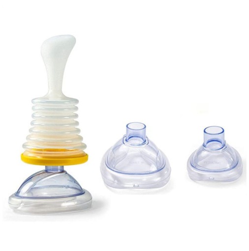 呼吸训练器窒息急救援面罩人工心肺Choking Emergency