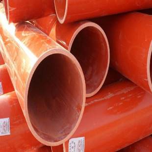Cpvc Power Pipe High and Low Voltage Power Engineering Municipal Underground Threading Pipe Orange Red Communication Protection Pipe