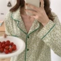 外贸长袖秋季碎花家居服