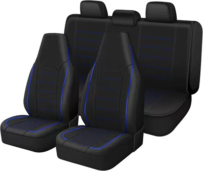 Universal for Five-Seater Cars, Factory – Universal seat cover - blue-line-five-seats
