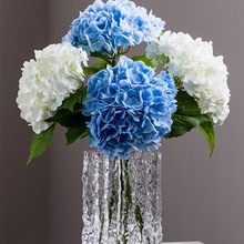 仿生干花绣球花花蓝色保湿手感花束客厅摆件摆设插花装饰假花