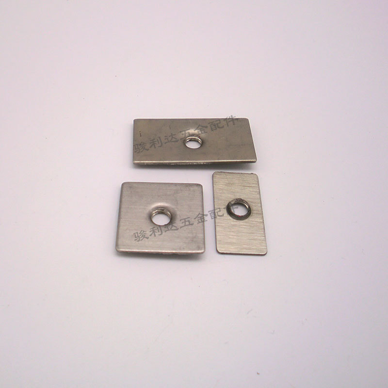 不锈钢201  304 方封口牙片五金家具 货架门窗 拉手 配件铁拉长牙