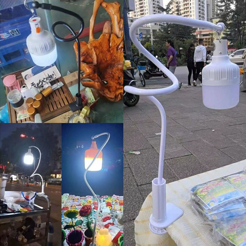 Перезаряжаемая лампа для ночного рынка, настольная лампа, кронштейн, зажим для уличного киоска, атмосферная лампочка