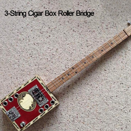 3 string cigar box guitar ball bridge bridge