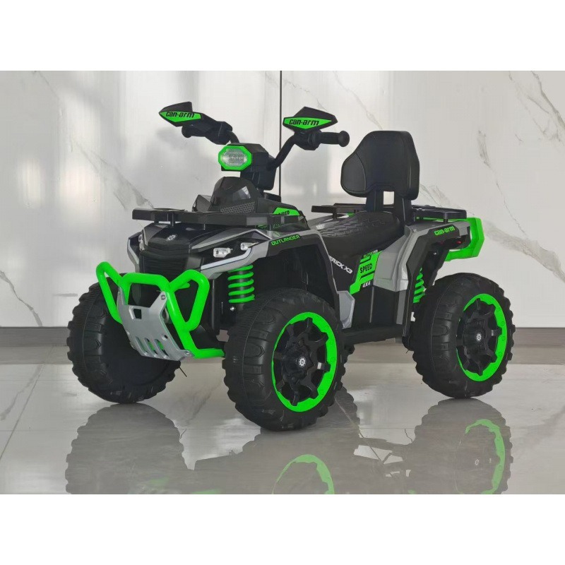 Electric beach off-road children's toy car on four wheels with seat