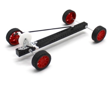 Coche de goma n. ° 1 (modelo giratorio)