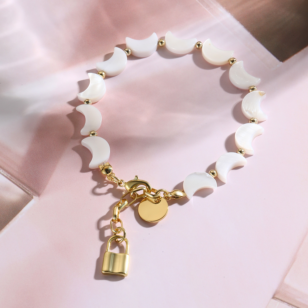 Shell Beaded Bracelet Colourful Seaside Summer Jewellery_voghion.com