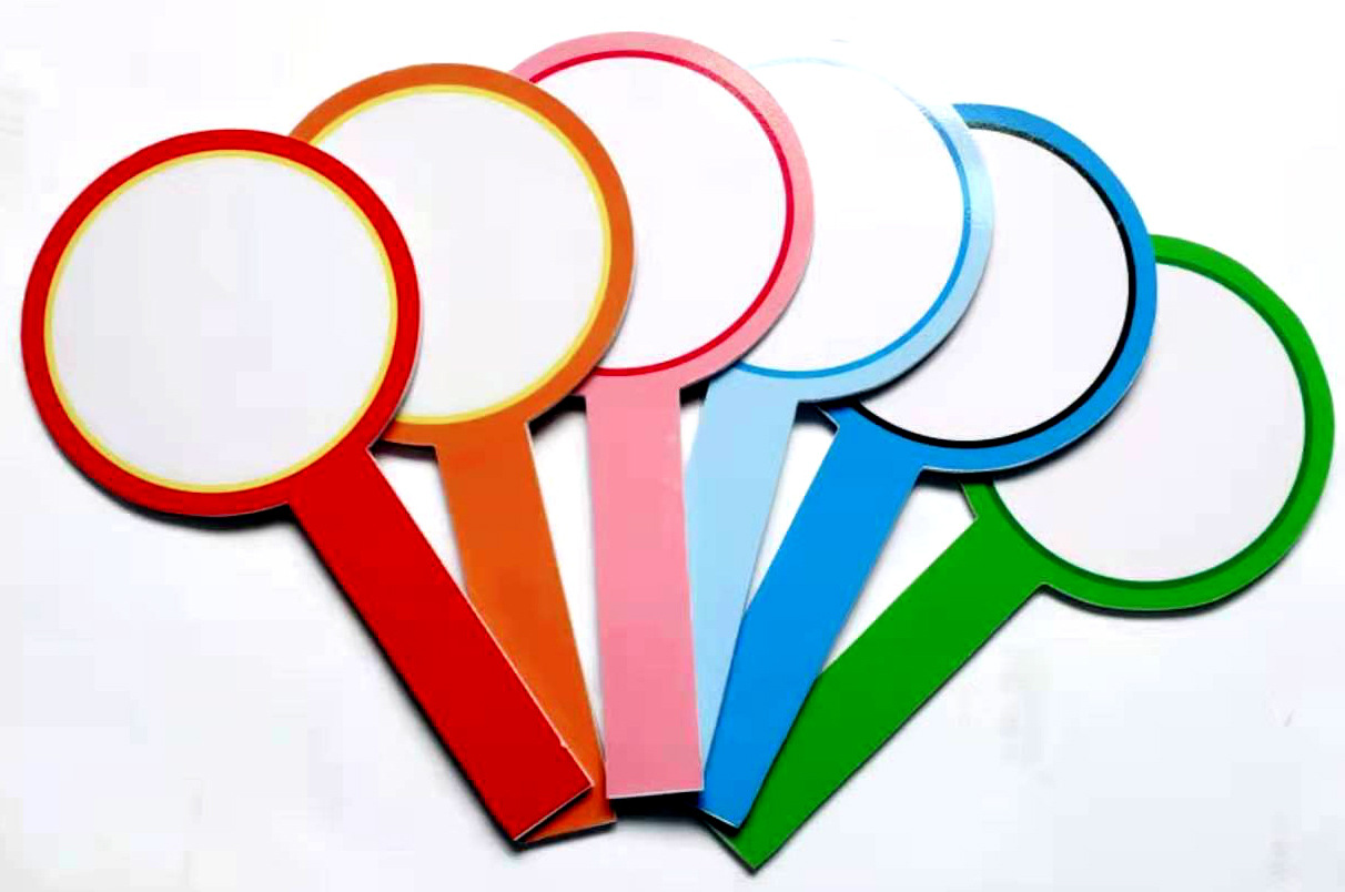 打分牌可擦写计分投票牌记分牌牌写字板举分白板发言新品活动彩色