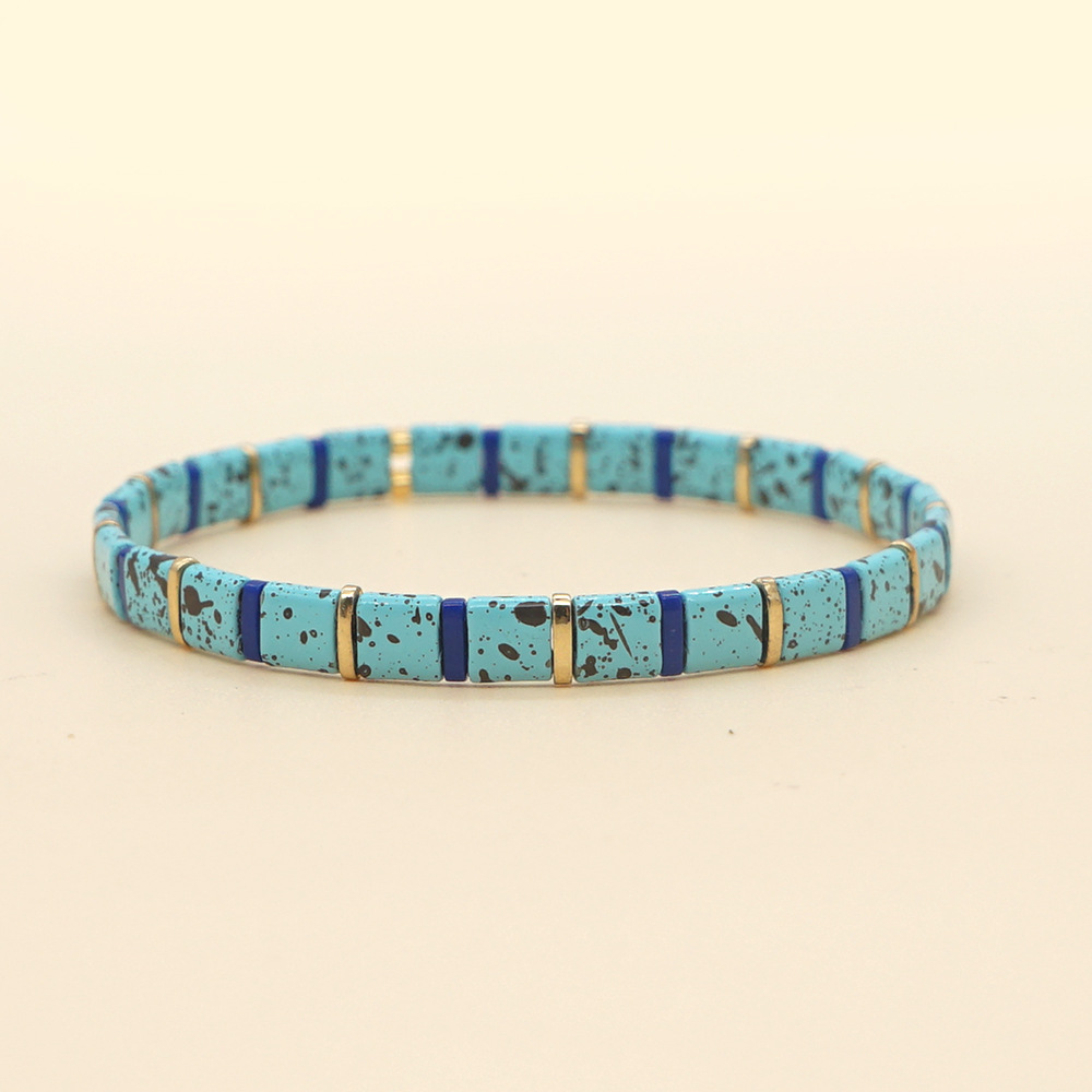 Nihaojewelry Wholesale Jewelry Bohemian Multi-layered Woven Colorful Paint Beaded Bracelet display picture 38