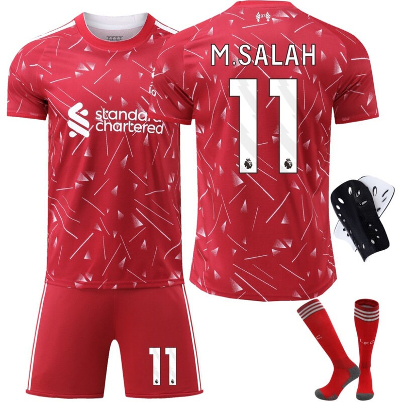 2627 Liverpool No. 7 Wirtz Jersey 11 Salah 9 Isak 8 Sobo Football Uniform Red Set 2627 Liverpool No. 7 Wirtz Jersey 11 Salah 9 Isak 8 Sobo Football Uniform Red Set