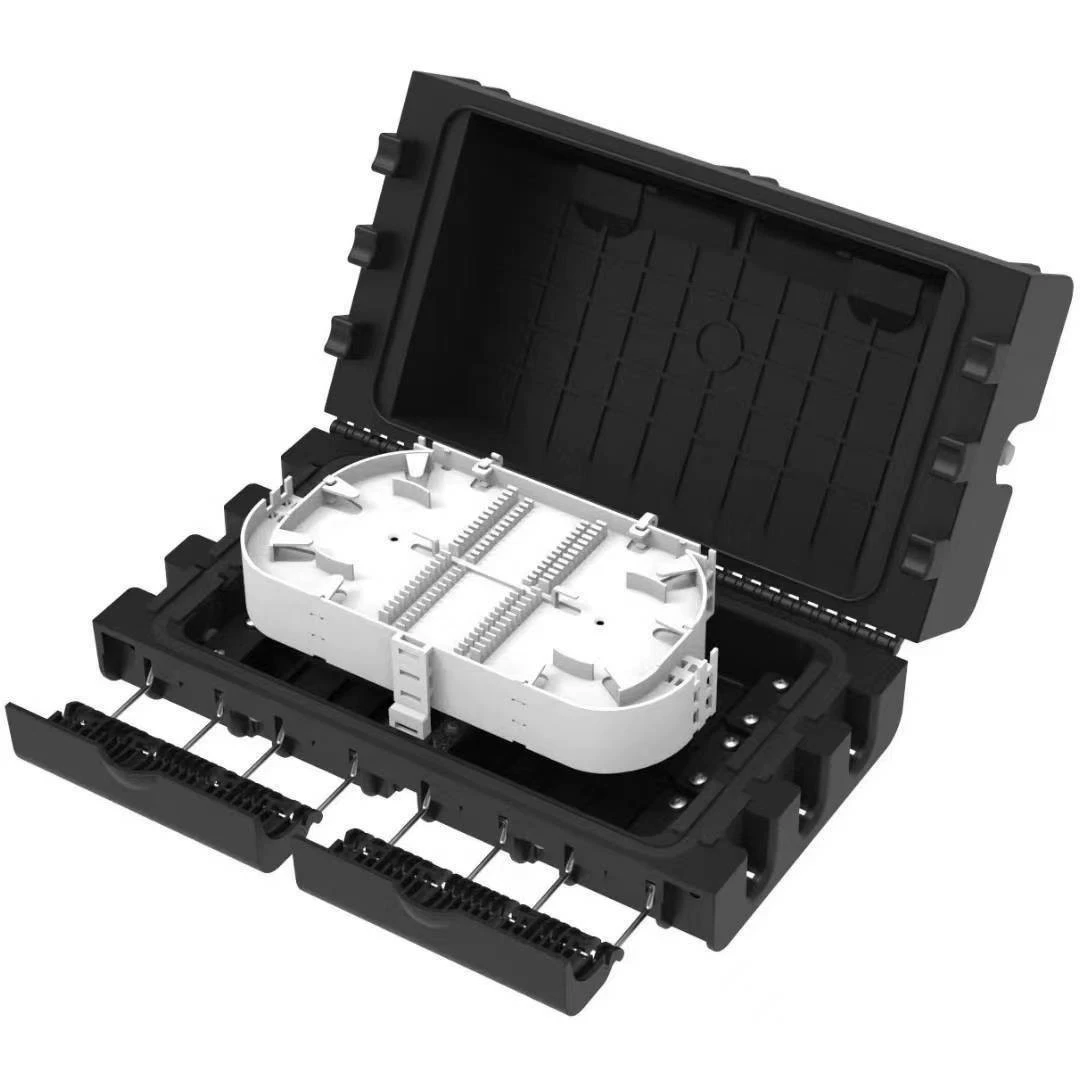 Соединительная коробка оптоволоконного кабеля FTB, водонепроницаемая верхняя часть с тремя входами и тремя выходами, 24-ядерная, 48-ядерная, 72-ядерная, 96-ядерная, с прямым плавлением, IP68