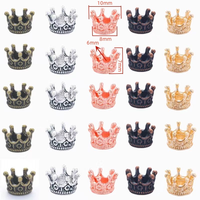 Fábrica directa DIY accesorios de la joyería colgante de moda pequeña corona colgante de aleación de accesorios de la joyería B- 0178