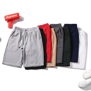 Shorts Breathable Shorts Quick-Drying Sports Pants Cool Casual High Elastic Spot Micro-Elastic Loose Mesh Pants Cross-Border