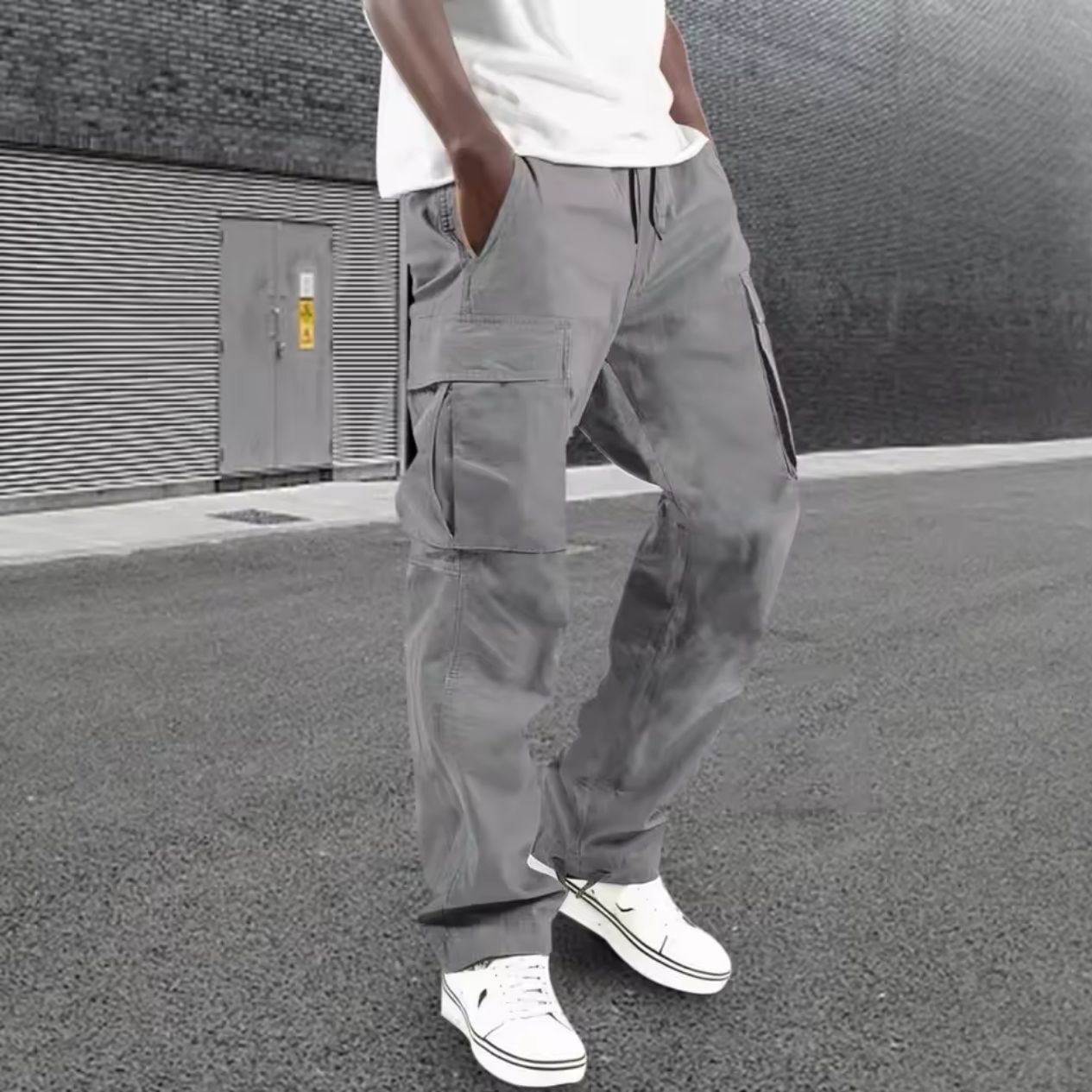 2024 Spring and Autumn New Japanese Workwear Casual Pants Men's Fashion Trend Urban Multi-Pocket Sports Long Pants