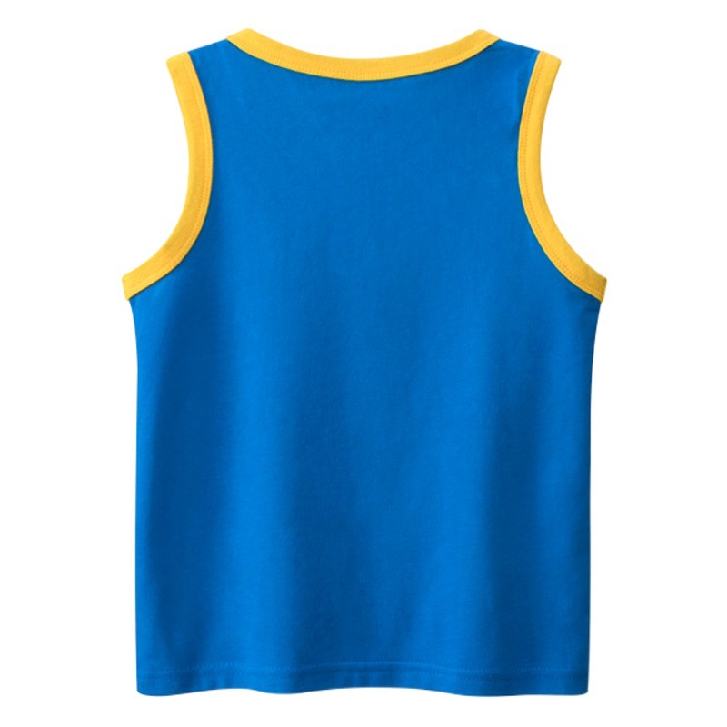 27 niños chaleco verano nueva ropa para niños venta al por mayor cara sonriente sin mangas camisa de fondo de primera mano suministro