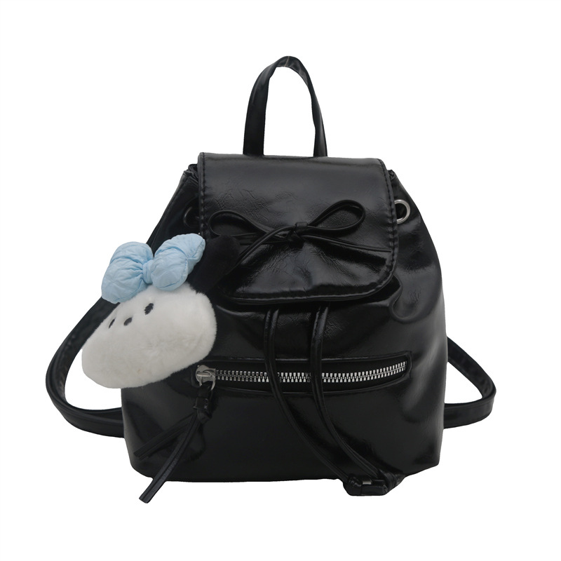 Mochila de nicho coreana para mujer, verano 2024, nueva mochila de moda, bolso de cubo portátil de un solo hombro de todo fósforo