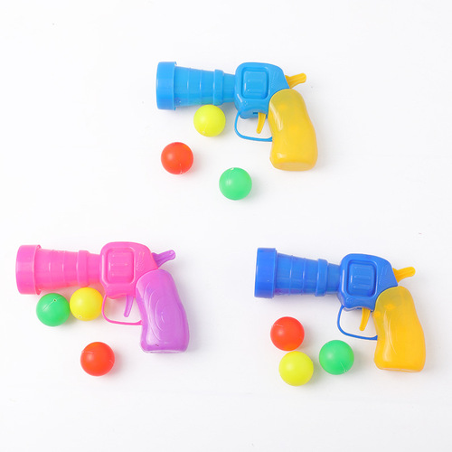 Cat Toys Plush Ball Ejection Gun Cat Hair Ball Launcher Self-Happy Pet Supplies Stretch Silent Ball Wholesale