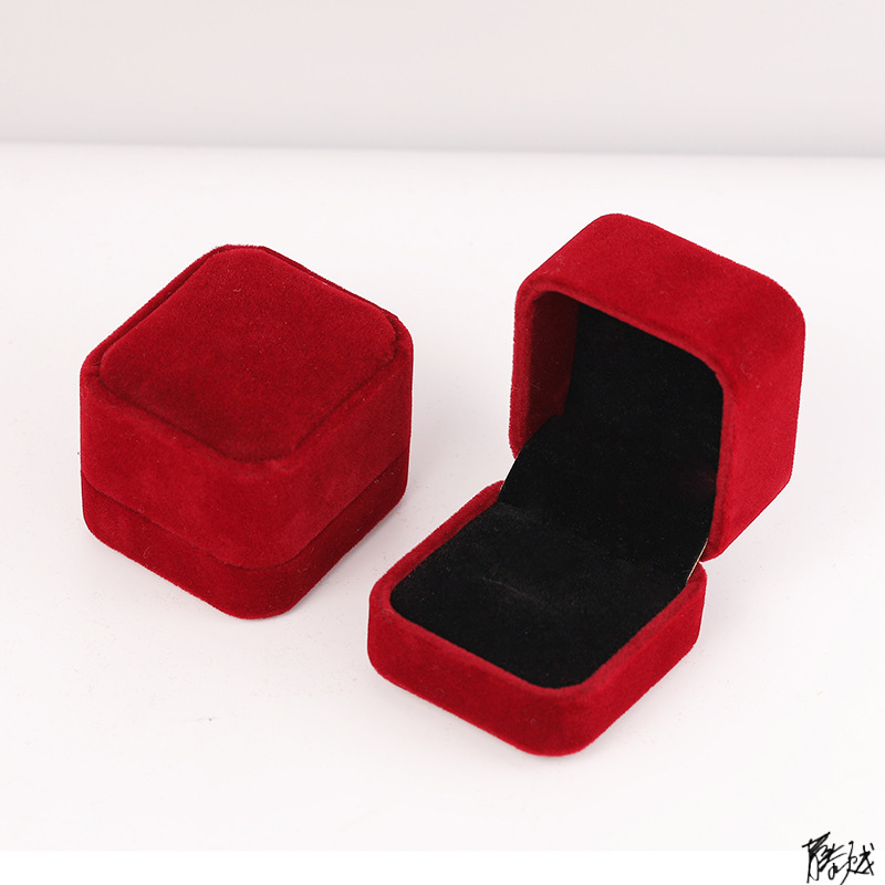 婚礼仪式对戒盒婚庆仪式手镯盒婚礼翻盖钻戒对戒盒子单个戒指盒