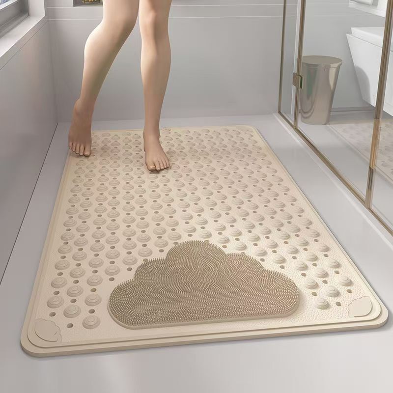 浴室滑り止めマットシャワールームトイレ入浴マット子供転倒防止マット環境保護TPEマッサージマット|undefined